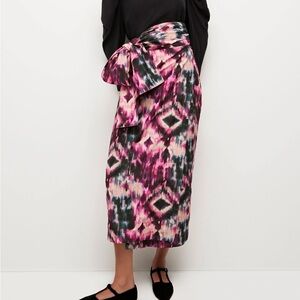 MARIE OLIVER WRAP GEORGINA MIDI SKIRT SIZE MEDIUM